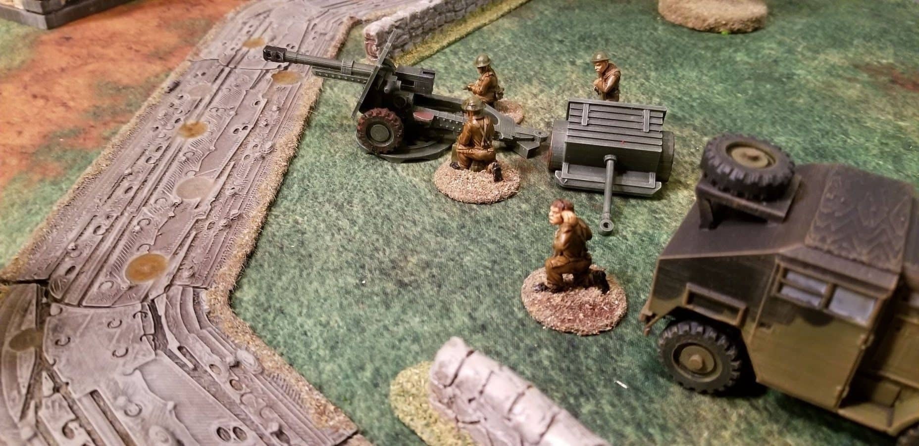 WWII British 25 Pounder Field Gun with Limber Various Scales Historical Wargaming (1 model)