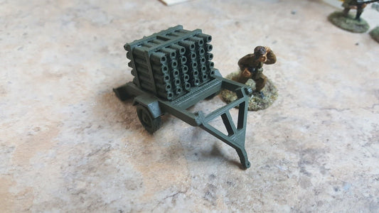 WWII US Land Mattress Multiple Launcher Various Scales Historical Wargaming (US tariffs are pre-paid by us)