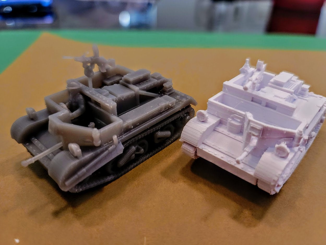 WWII British Mk1 Scout Universal Carrier Various Scales Historical Wargaming (1 model)