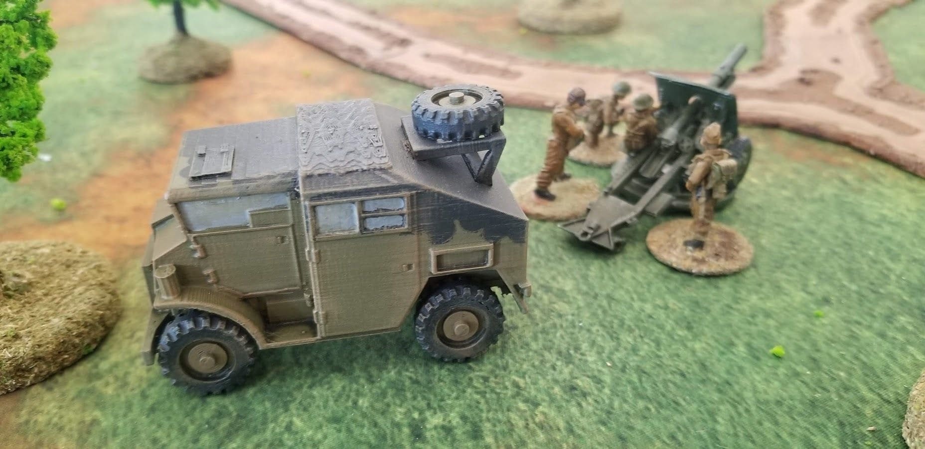 WWII British FAT Artillery Tractor Various Scales Historical Wargaming