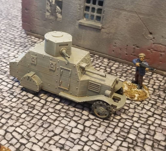 WWII Spanish Bilbao Armoured Car Various Scales Historical Wargaming (US tariffs are pre-paid by us)