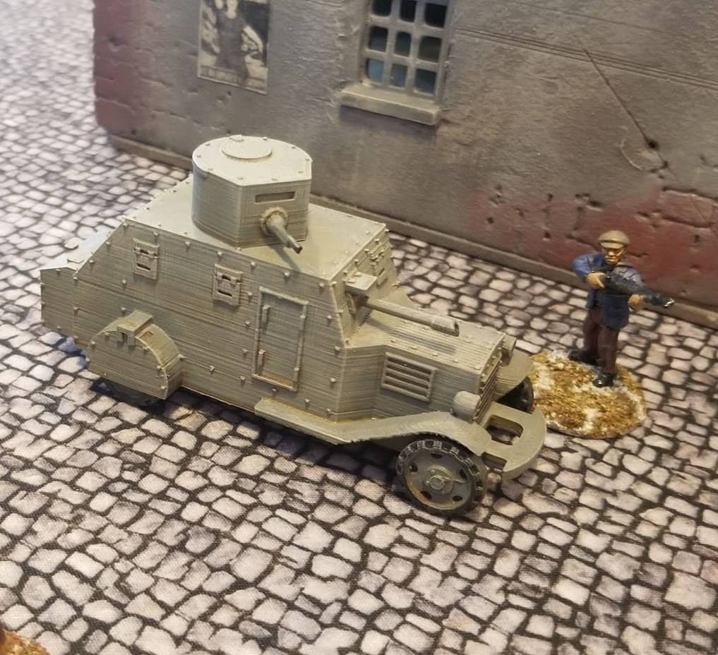 WWII Spanish Bilbao Armoured Car Various Scales Historical Wargaming