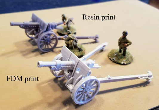 WWII Japanese 105mm Type 91 Howitzer Various Scales Historical Wargaming (US tariffs are pre-paid by us)