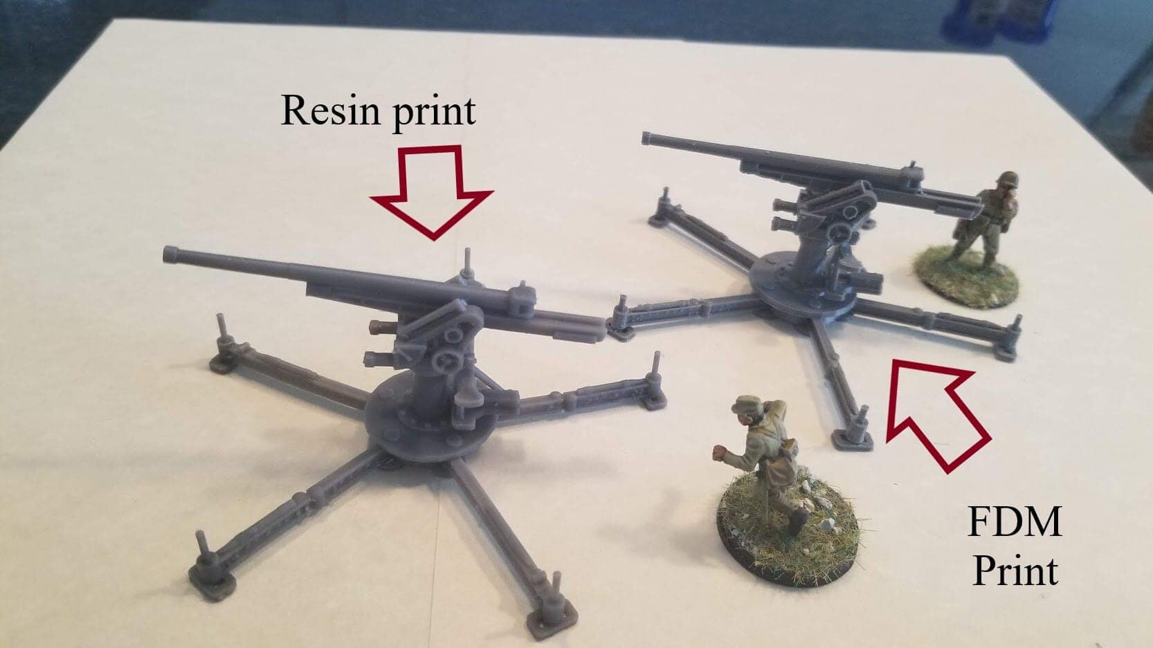 WWII Japanese Type 88 75mm Heavy AA Gun Various Scales Historical Wargaming (1 model) (US tariffs are pre-paid by us)