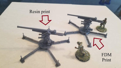 WWII Japanese Type 88 75mm Heavy AA Gun Various Scales Historical Wargaming (1 model) (US tariffs are pre-paid by us)