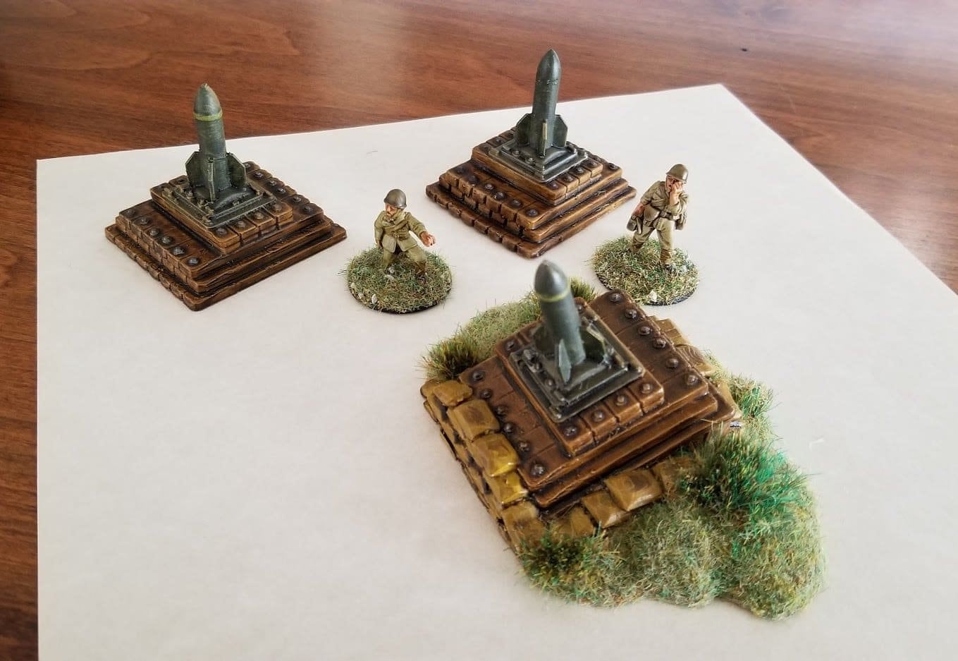 WWII Japanese 320mm Spigot Mortar Various Scales Historical Wargaming