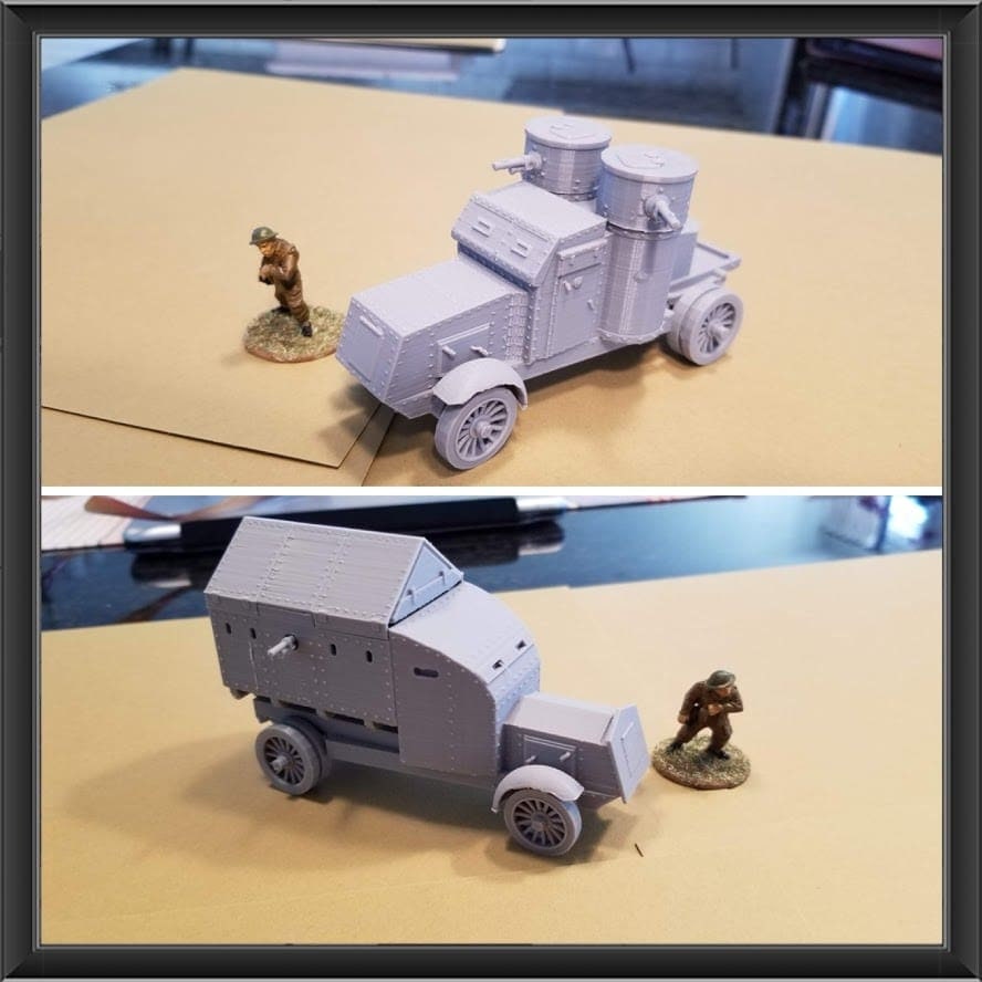 WWII Greek Peerless Armoured Car Various Scales Historical Wargaming (US tariffs are pre-paid by us)