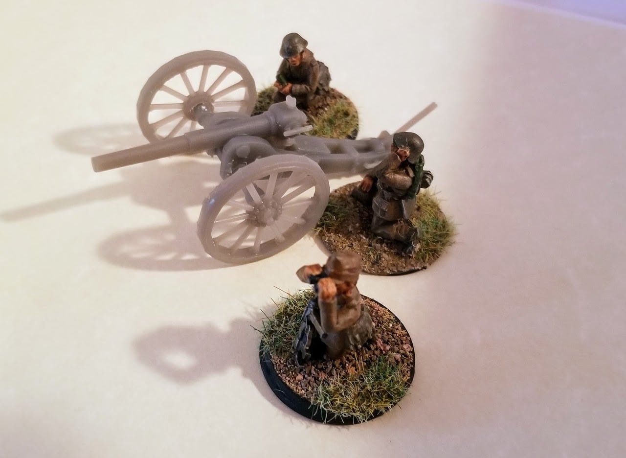 WWII Dutch 8 Staal 8.4cm Field Gun Various Scales Historical Wargaming (crew not included) (US tariffs are pre-paid by us)