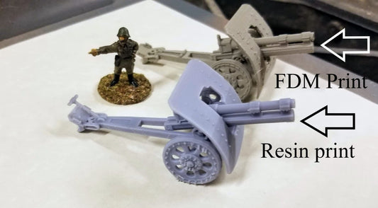 WWII Dutch Bofors 105mm Howitzer Various Scales Historical Wargaming (1 model) (US tariffs are pre-paid by us)
