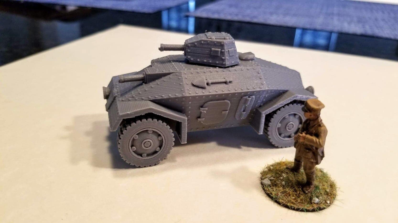 WWII Dutch Alvis-Straussler Armoured Car Various Scales Historical Wargaming (US tariffs are pre-paid by us)