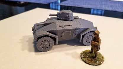 WWII Dutch Alvis-Straussler Armoured Car Various Scales Historical Wargaming (US tariffs are pre-paid by us)