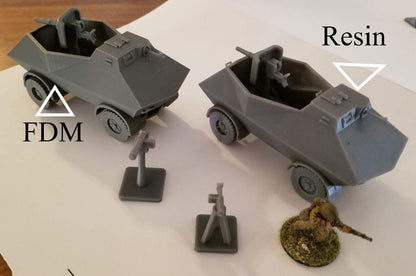 WWII Dutch Bratt Overwalwagen Armoured Car Various Scales Historical Wargaming (US tariffs are pre-paid by us)