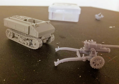 WWII Dutch Vickers Utility Tractor (1 model, no gun included) Various Scales Historical Wargaming