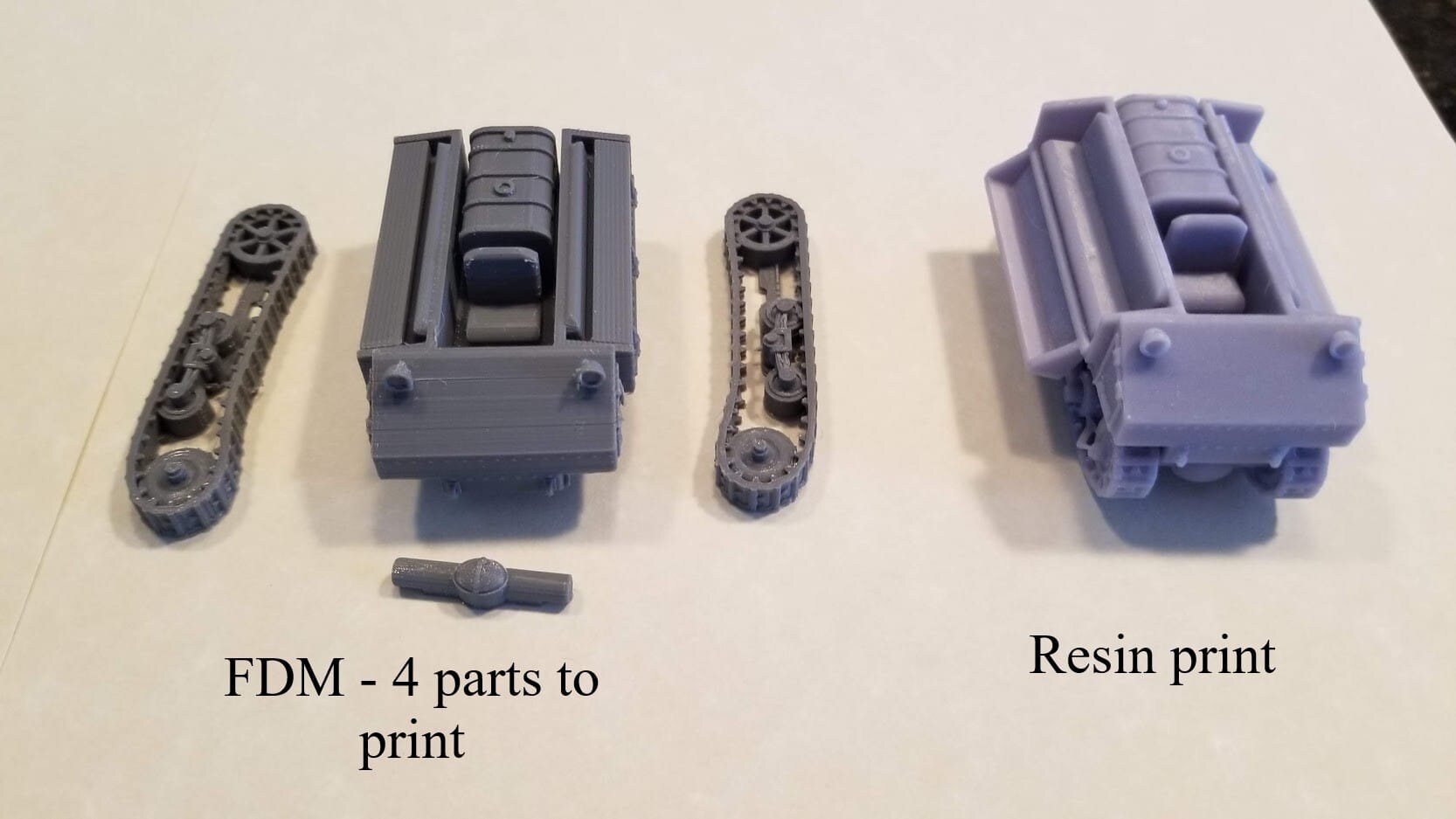 WWII Dutch Vickers Utility Tractor (1 model, no gun included) Various Scales Historical Wargaming