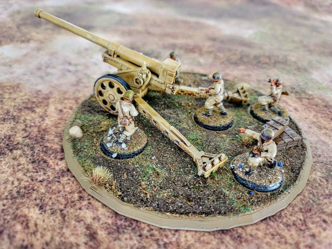WWII Italian Model 35 Heavy Howitzer (crew not included) Various Scales Historical Wargaming