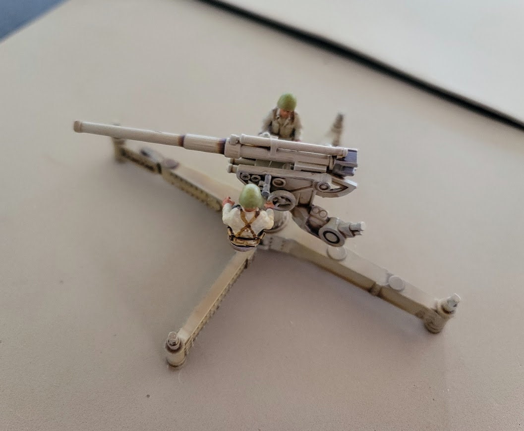 WWII Italian Model 34 75/46 Anti Tank Gun Various Scales Historical Wargaming