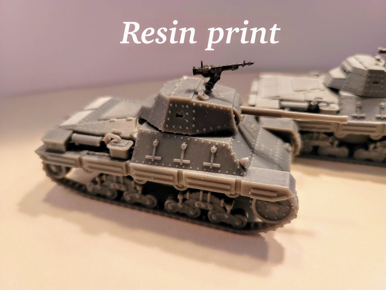 WWII Italian P26/40 Tank Various Scales Historical Wargaming