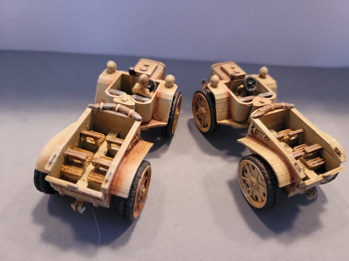 WWII Italian Pavesi P4 Artillery Tractor Various Scales Historical Wargaming (1 model)