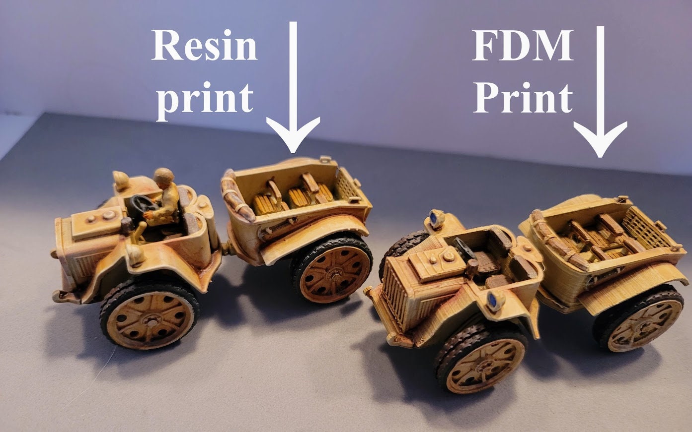 WWII Italian Pavesi P4 Artillery Tractor Various Scales Historical Wargaming (1 model)