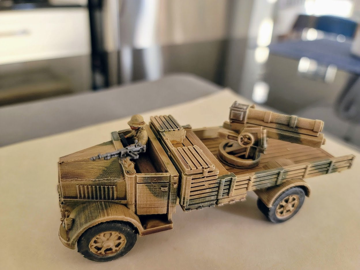 WWII Italian Lancia 3RO Gun Truck Various Scales Historical Wargaming (US tariffs are pre-paid by us)