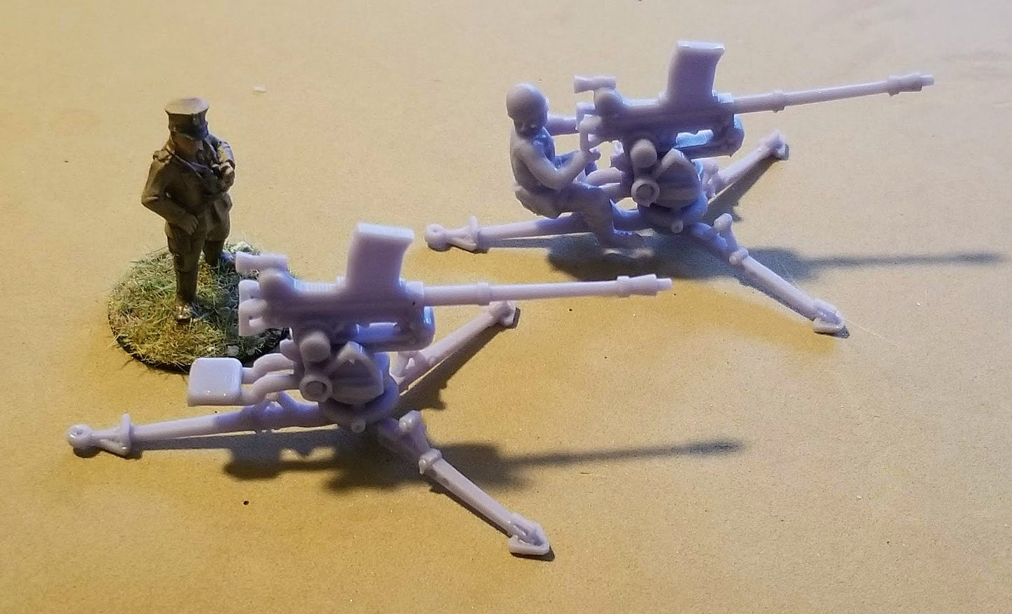 WWII Polish wz.38 FK 20mm Autocannon (2 guns) Various Scales Historical Wargaming