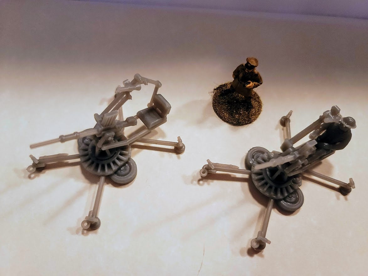 WWII Polish Polsten 20mm Autocannon Various Scales Historical Wargaming (1 model) (US tariffs are pre-paid by us)