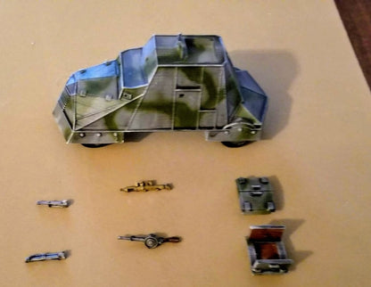 WWII Warsaw Uprising Polish Home Army Kubus Armoured Car Various Scales Historical Wargaming