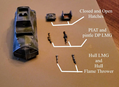 WWII Warsaw Uprising Polish Home Army Kubus Armoured Car Various Scales Historical Wargaming