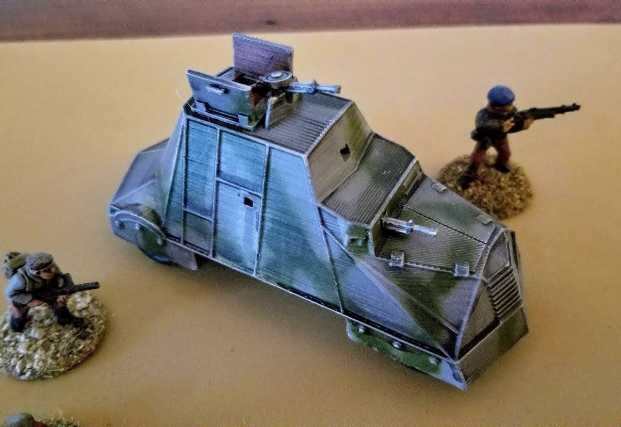 WWII Warsaw Uprising Polish Home Army Kubus Armoured Car Various Scales Historical Wargaming (US tariffs are pre-paid by us)