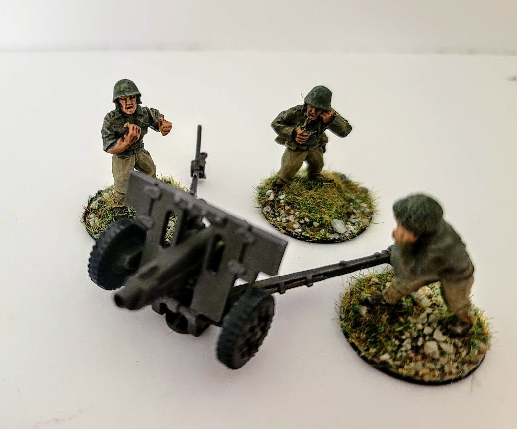 WWII US M1A1 Light Howitzer Various Scales Historical Wargaming