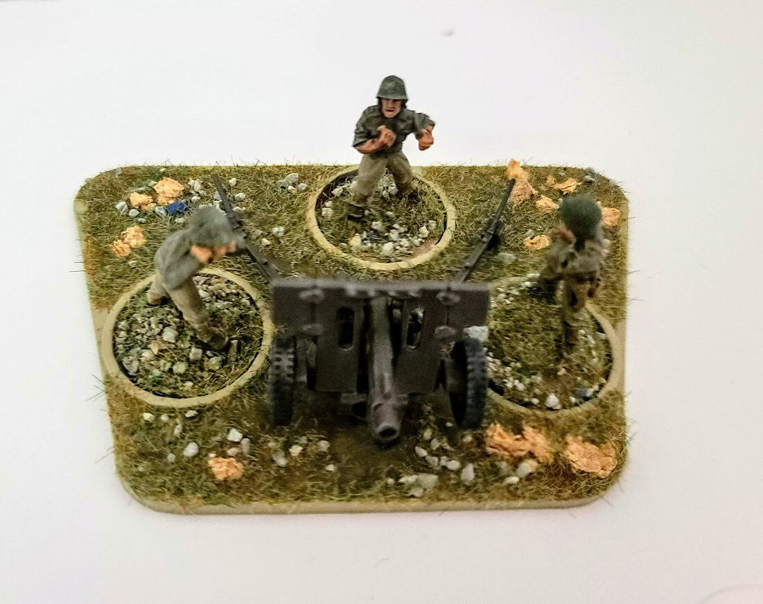 WWII US M1A1 Light Howitzer Various Scales Historical Wargaming