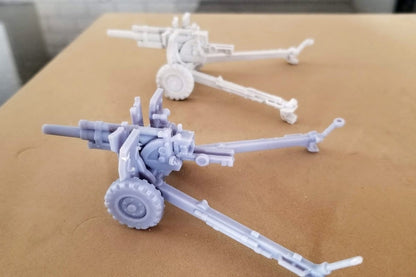 WWII US M2A1 105mm Howitzer Various Scales Historical Wargaming (1 model) (US tariffs are pre-paid by us)
