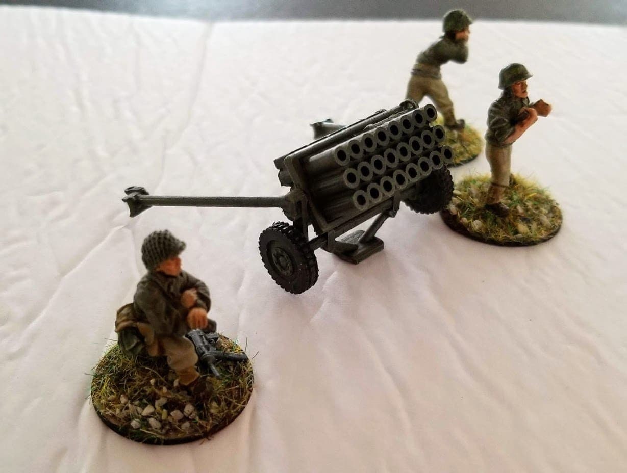 WWII US T66 114mm Multiple Launcher Various Scales Historical Wargaming (US tariffs are pre-paid by us)