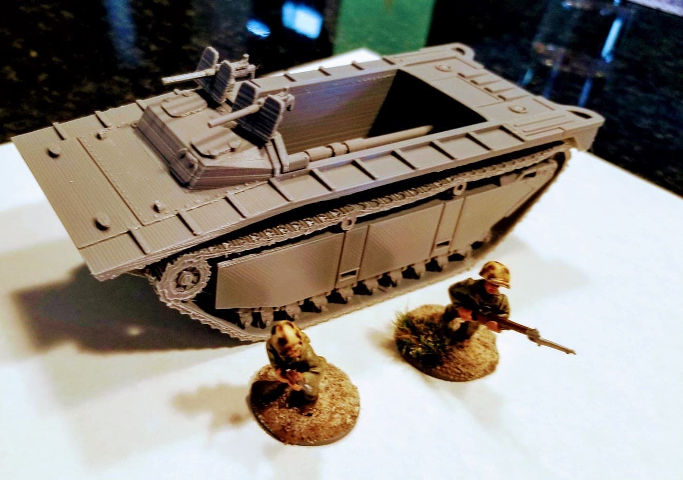 WWII US LVT Amtrac (4 versions) Various Scales Historical Wargaming