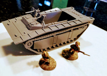 WWII US LVT Amtrac (4 versions) Various Scales Historical Wargaming