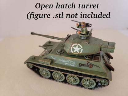 WWII US The Haunted Tank Various Scales Historical Wargaming (US tariffs are pre-paid by us)