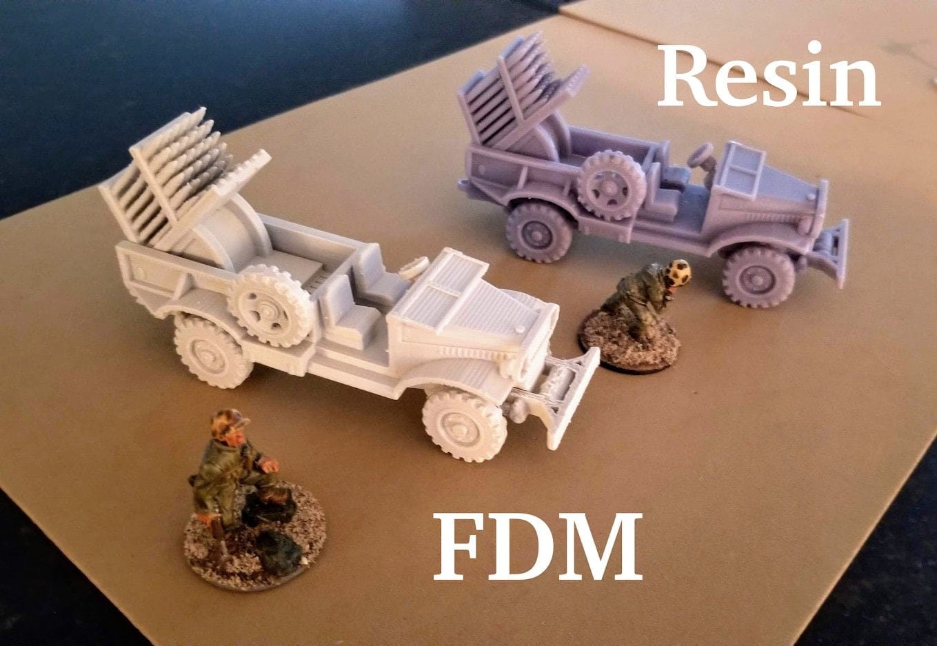 WWII USMC Multi Launcher Truck M-2-4 Various Scales Historical Wargaming (1 model)