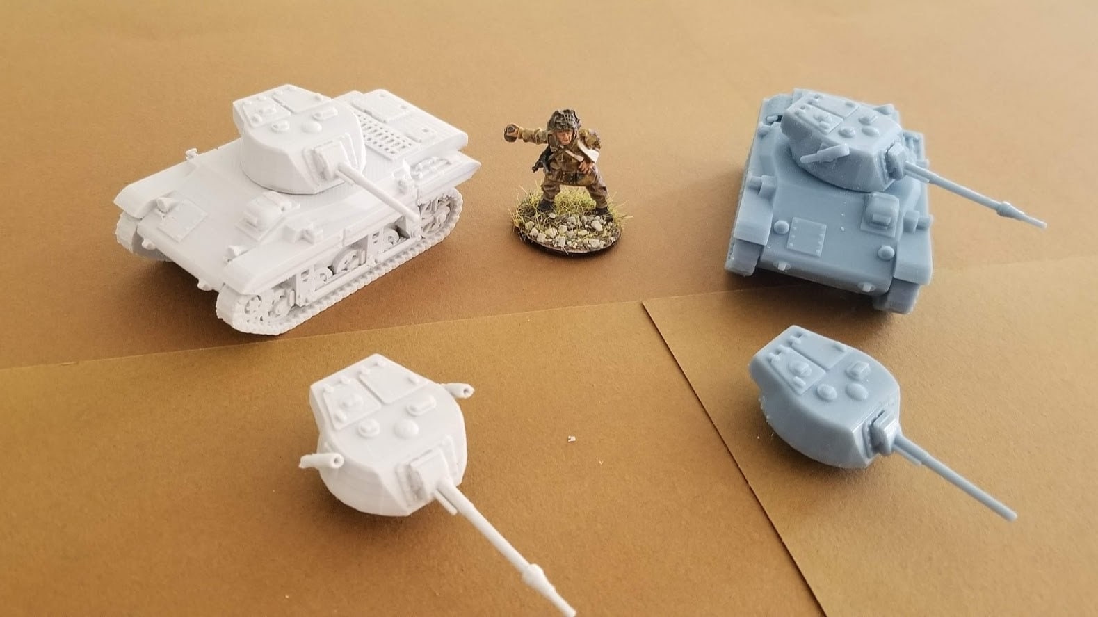 WWII US M22 Locust Airborne Tank Various Scales Historical Wargaming (1 model) (US tariffs are pre-paid by us)