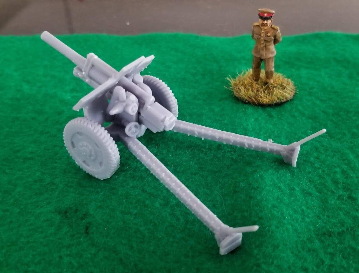 WWII Soviet 122mm M30 Howitzer Various Scales Historical Wargaming (US tariffs are pre-paid by us)