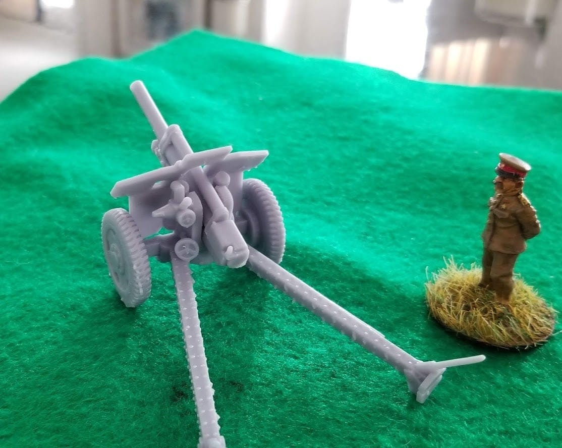 WWII Soviet 122mm M30 Howitzer Various Scales Historical Wargaming (US tariffs are pre-paid by us)