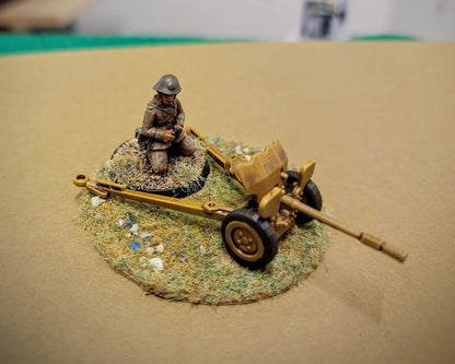 WWII French Hotchkiss SA 34 25mm AT Gun Various Scales Historical Wargaming