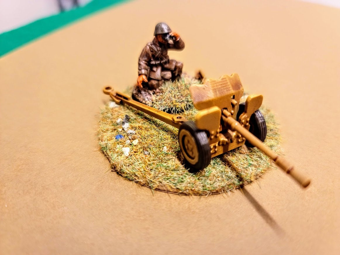 WWII French Hotchkiss SA 34 25mm AT Gun Various Scales Historical Wargaming