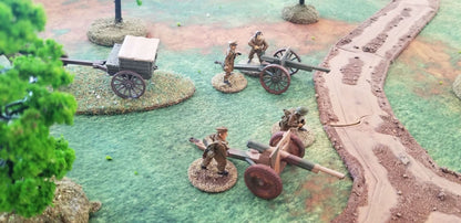 WWII French Model 1897 Field Gun Various Scales Historical Wargaming
