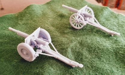 WWII French Model 1897 Field Gun Various Scales Historical Wargaming