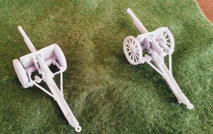 WWII French Model 1897 Field Gun Various Scales Historical Wargaming