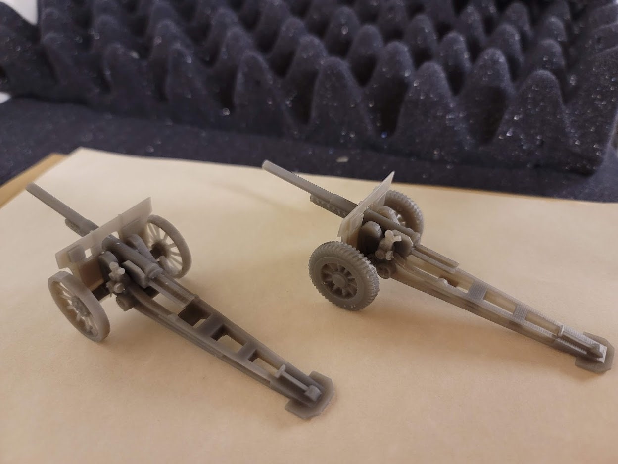 WWII French Schneider 1913 Field Gun Various Scales Historical Wargaming (1 model)