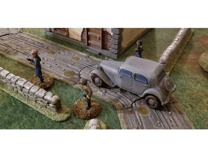 WWII French Citroen 11 CV Civilian Car (1 model) Various Scales Historical Wargaming (US tariffs are pre-paid by us)