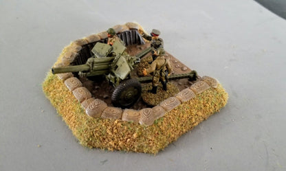 Wargaming Terrain Dug in Entrenchment Set Various Scales Historical Wargaming