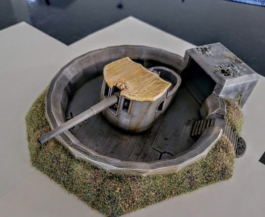 Wargaming Terrain Coastal Gun Emplacement Various Scales Historical Wargaming
