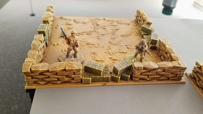 Wargaming Terrain Italian Defensive Positions (set of 3) Various Scales Historical Wargaming